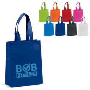 Borsa in TNT laminata 105 g/m² Long - personalizzabile con logo