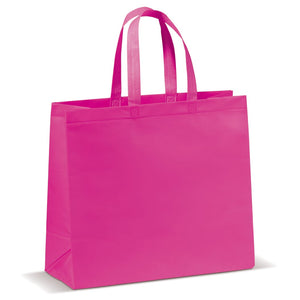 Borsa in TNT laminata 105 g/m² Rosa - personalizzabile con logo