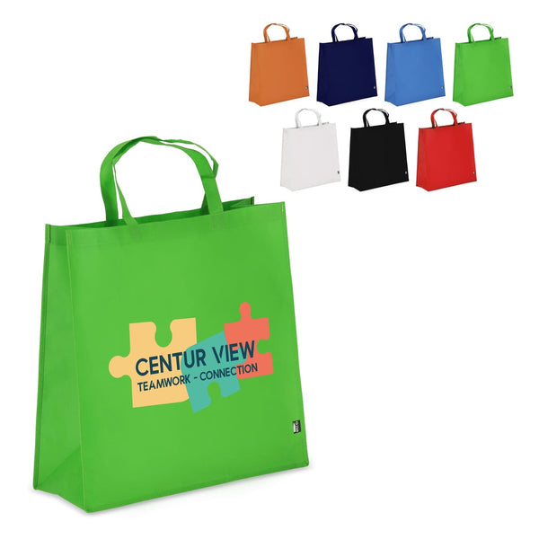 Borsa in TNT RPET 45 x 18 x 45 cm 75g/m² - personalizzabile con logo