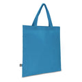 Borsa in TNT RPET con manici corti 38x42 cm 75g/m² Azzurro - personalizzabile con logo