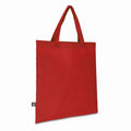 Borsa in TNT RPET con manici corti 38x42 cm 75g/m² Rosso - personalizzabile con logo