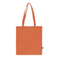 Borsa in TNT RPET con manici lunghi 38x42cm 75g/m² Arancione - personalizzabile con logo