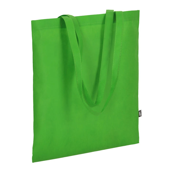 Borsa in TNT RPET con manici lunghi 38x42cm 75g/m² - personalizzabile con logo