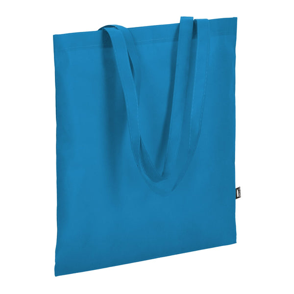 Borsa in TNT RPET con manici lunghi 38x42cm 75g/m² - personalizzabile con logo