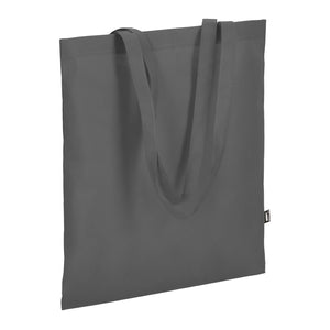 Borsa in TNT RPET con manici lunghi 38x42cm 75g/m² - personalizzabile con logo