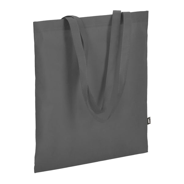 Borsa in TNT RPET con manici lunghi 38x42cm 75g/m² - personalizzabile con logo