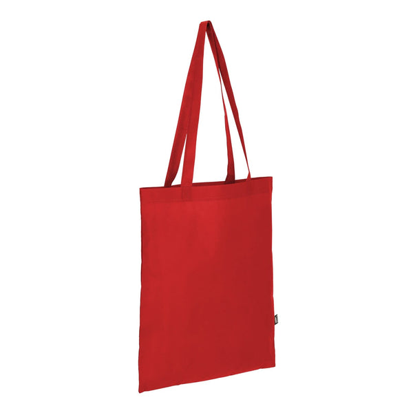 Borsa in TNT RPET con manici lunghi 38x42cm 75g/m² - personalizzabile con logo