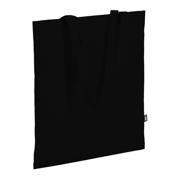 Borsa in TNT RPET con manici lunghi 38x42cm 75g/m² - personalizzabile con logo