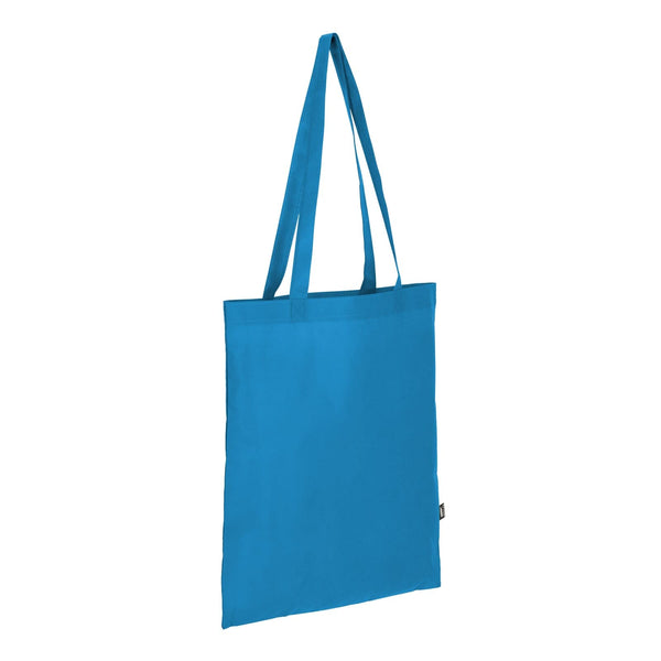 Borsa in TNT RPET con manici lunghi 38x42cm 75g/m² - personalizzabile con logo