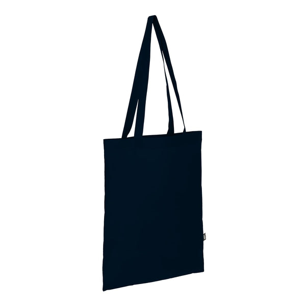 Borsa in TNT RPET con manici lunghi 38x42cm 75g/m² - personalizzabile con logo