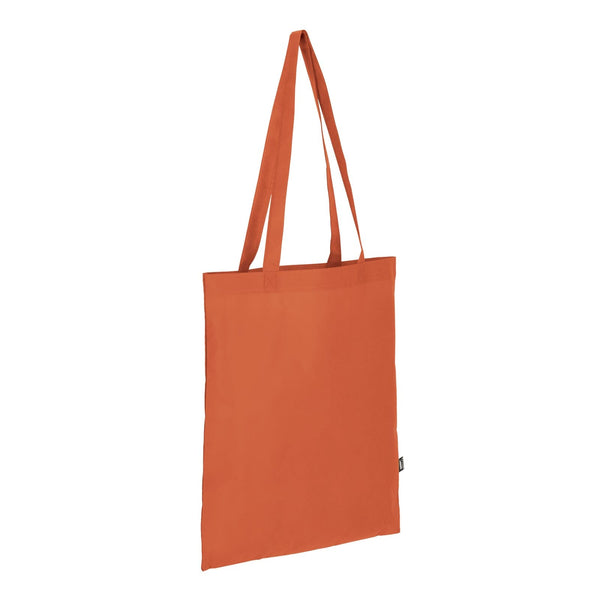 Borsa in TNT RPET con manici lunghi 38x42cm 75g/m² - personalizzabile con logo