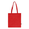 Borsa in TNT RPET con manici lunghi 38x42cm 75g/m² Rosso - personalizzabile con logo