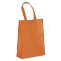 Borsa in TNT RPET laminato 30 x 12 x 40 cm 105g/m² Arancione - personalizzabile con logo