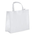 Borsa in TNT RPET laminato 40 x 16 x 35 cm 105g/m² Bianco - personalizzabile con logo