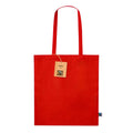 Borsa Inova Fairtrade rosso - personalizzabile con logo