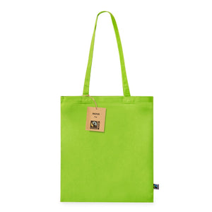 Borsa Inova Fairtrade verde - personalizzabile con logo