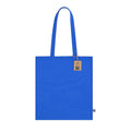 Borsa Jamal Fairtrade blu - personalizzabile con logo