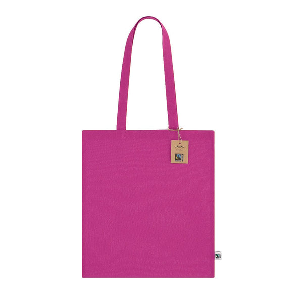 Borsa Jamal Fairtrade fucsia - personalizzabile con logo