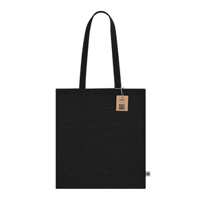 Borsa Jamal Fairtrade nero - personalizzabile con logo