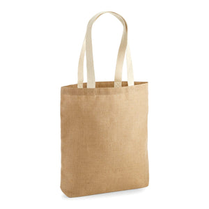 Borsa Juta Naturale beige / UNICA - personalizzabile con logo