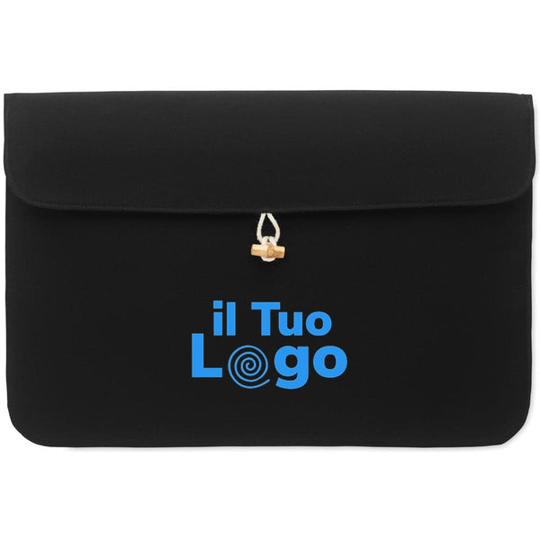 Borsa laptop 15 pollici in cotone - personalizzabile con logo