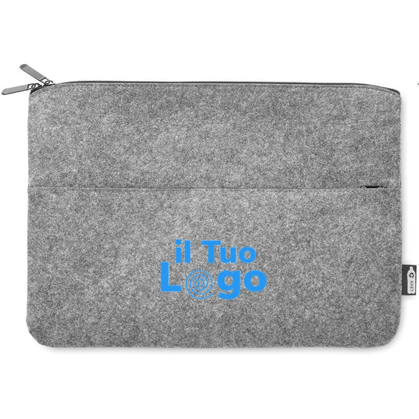 Borsa laptop in feltro RPET - personalizzabile con logo