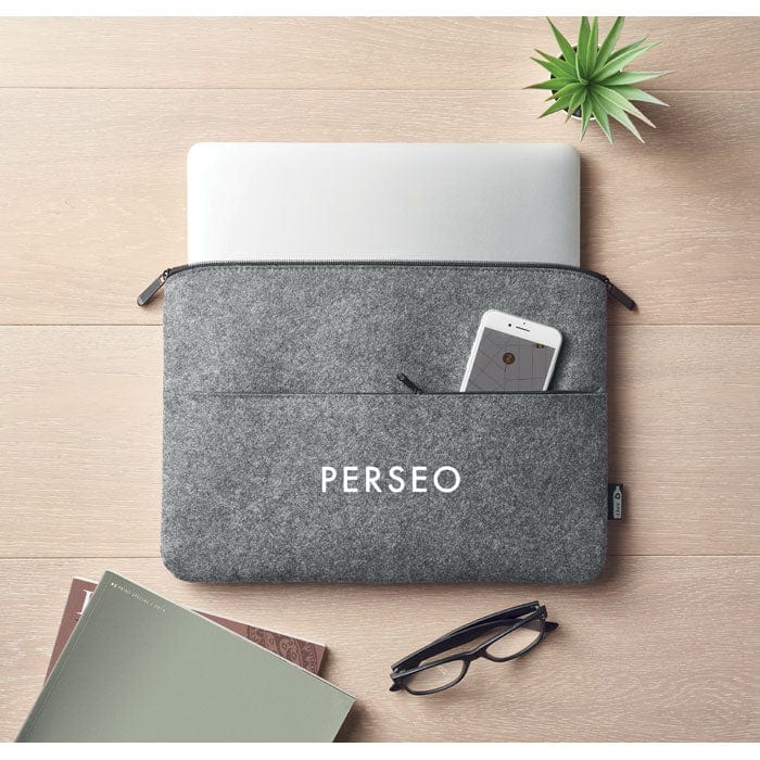 Borsa laptop in feltro RPET - personalizzabile con logo