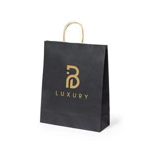 Borsa Linel nero - personalizzabile con logo