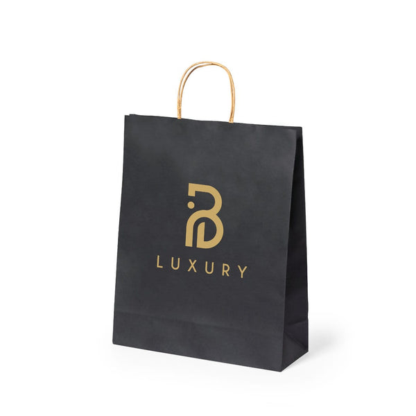 Borsa Linel nero - personalizzabile con logo