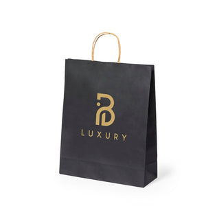 Borsa Linel nero - personalizzabile con logo