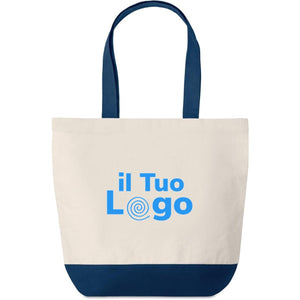 Borsa mare da 280gr - personalizzabile con logo - blu