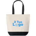 Borsa mare da 280gr - personalizzabile con logo - nero