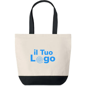 Borsa mare da 280gr - personalizzabile con logo - nero