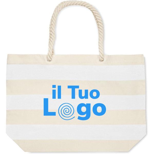 Borsa mare in cotone 220 gr/m² - personalizzabile con logo