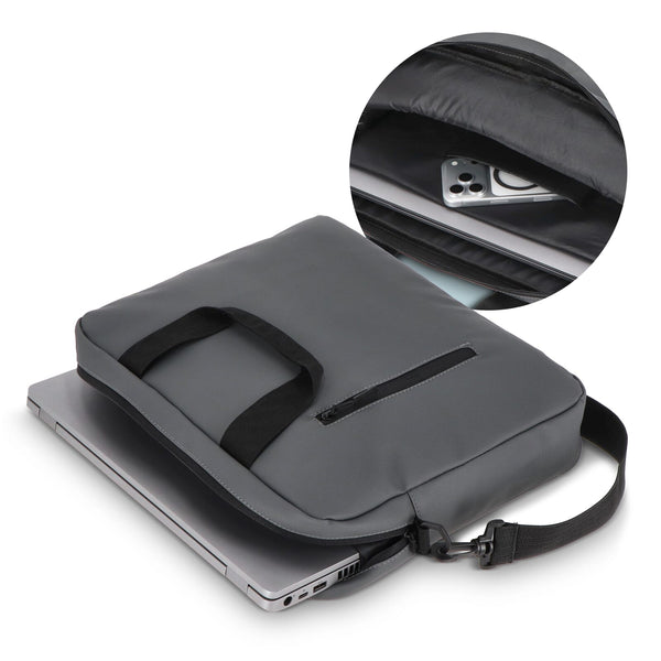 Borsa messenger per laptop PU SoMa 28 x 38 x 5 cm - personalizzabile con logo