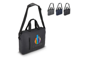 Borsa messenger per laptop PU SoMa 28 x 38 x 5 cm - personalizzabile con logo