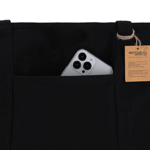 Borsa Mulon nero - personalizzabile con logo