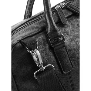 Borsa NuHide™ Slimline Laptop Brief nero - personalizzabile con logo