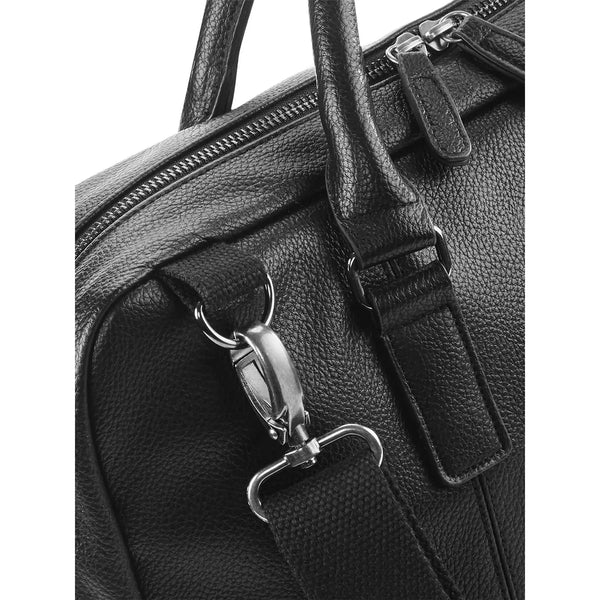 Borsa NuHide™ Slimline Laptop Brief nero - personalizzabile con logo