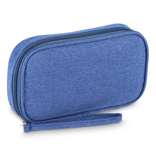 Borsa organizer Kora in rPET 300D Blu - personalizzabile con logo
