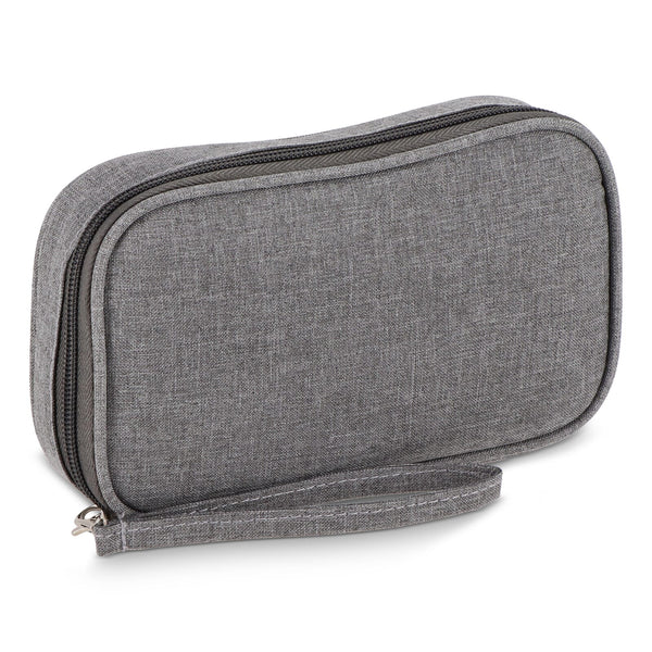 Borsa organizer Kora in rPET 300D Grigio - personalizzabile con logo