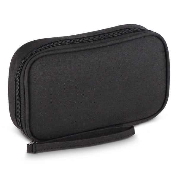 Borsa organizer Kora in rPET 300D Nero - personalizzabile con logo