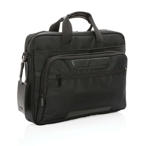 Borsa PC 15.6" RPET Swiss Peak AWARE™ Voyager nero - personalizzabile con logo