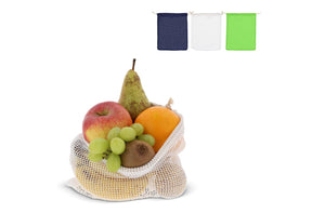 Borsa per alimenti riutilizzabile in cotone OEKO-TEX® 25x30cm - personalizzabile con logo