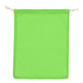 Borsa per alimenti riutilizzabile in cotone OEKO-TEX® 25x30cm verde - personalizzabile con logo