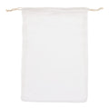 Borsa per alimenti riutilizzabile in cotone OEKO-TEX® 30x40cm Bianco - personalizzabile con logo