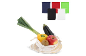 Borsa per alimenti riutilizzabile in cotone OEKO-TEX® 30x40cm - personalizzabile con logo