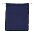 Borsa per alimenti riutilizzabile in cotone OEKO-TEX® 40x45cm blu navy - personalizzabile con logo