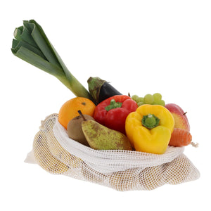 Borsa per alimenti riutilizzabile in cotone OEKO-TEX® 40x45cm - personalizzabile con logo