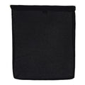 Borsa per alimenti riutilizzabile in cotone OEKO-TEX® 40x45cm Nero - personalizzabile con logo